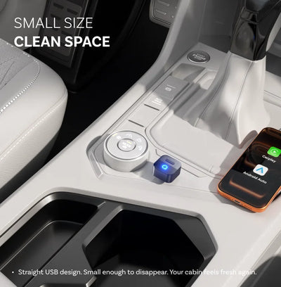 Mini Pico Wireless Carplay Android Auto Adapter Plug Play Wifi Bluetooth Auto Connect for VW Toyota Nissan Honda Ford