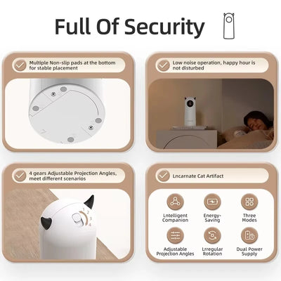 Smart Automatic Infrared Cat Teaser, Simple Operation, Energy-Saving, Long Battery Life 84