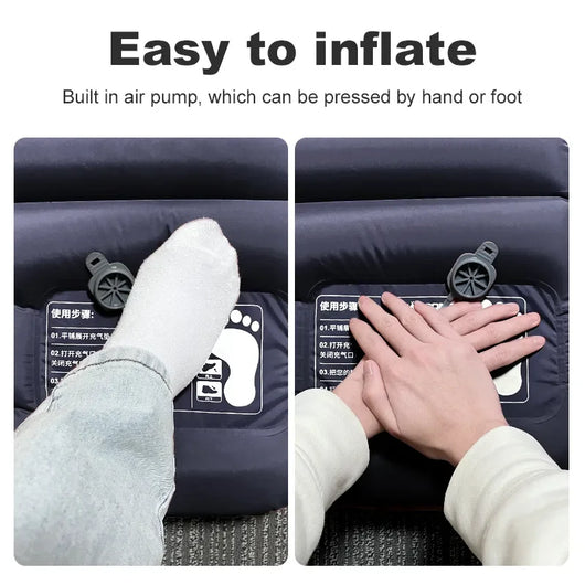 🌲 CampCloud 10 Air Pad – Self-Inflating Adventure Mattress