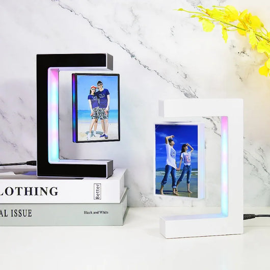 Levitating Rotating Photo Frame