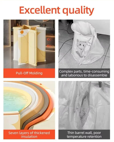 Foldable Adult SPA Bathtub