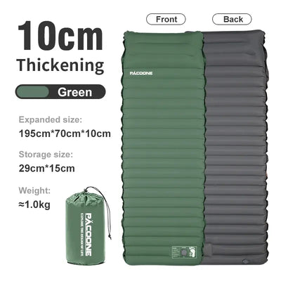 🌲 CampCloud 10 Air Pad – Self-Inflating Adventure Mattress